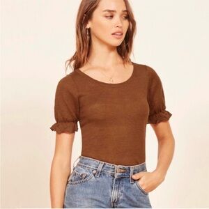 Reformation 100% linen top NWT